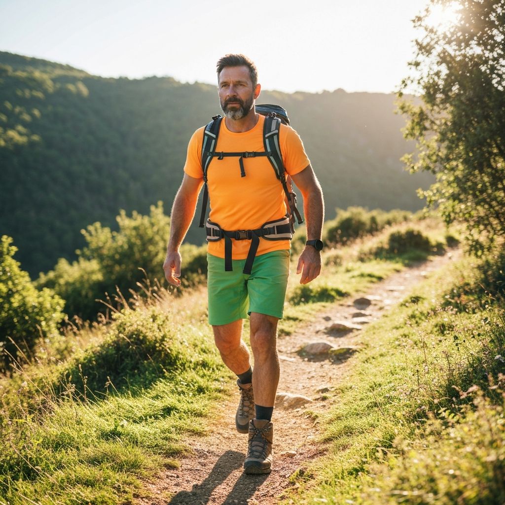 Active lifestyle for men over 40